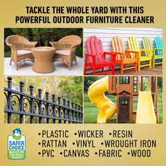CLR cleaner refreshing wicker and rattan outdoor pieces