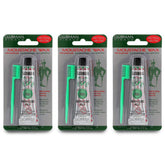Clubman Moustache Wax Hang Pack neutral color tubes for easy daily grooming.