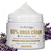 Clyecfra 5-in-1 cream tube close-up showing rich texture for dry skin care.