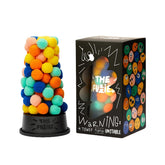 CMYK The Fuzzies: stack a soft fuzzball tower for family play and focus.