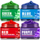 CMWGKBC four colors hair color green applied for a playful temporary style