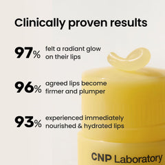 Manuka honey infusion in CNP lip butter supports rich moisturization.