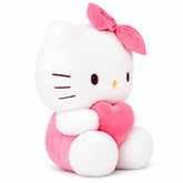 COAQAC 8-inch heart plush pillow, soft cuddle companion for kids' rooms.