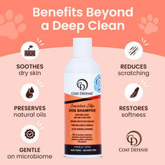 COAT DEFENSE Aloe-based formula soothing base with gentle care for sensitive skin