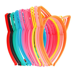 COCIDE cat ears headbands in multicolor pack for festive party looks