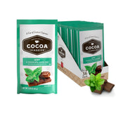 COCOA CLASSICS Mint Cocoa Mix packets provide quick, creamy hot chocolate.