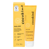 Cocokind Daily SPF 32 bottle on clean surface for everyday sun protection