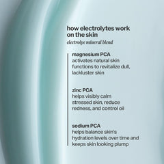Cocokind Electrolyte Water Cream dispense pump enabling easy, even application.