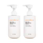Cocokind Milky-Soft cleanser bottle for gentle daily face and body care.