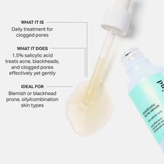 Cocokind Postbiotic Acne Serum dropper for precise application on problem areas.
