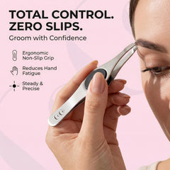 Coco's Closet brow shaping tool for stray hairs and fine root removal.
