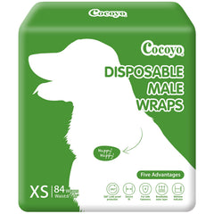 COCOYO All-Absorb disposable male wrap with breathable outer layer for comfortable wear
