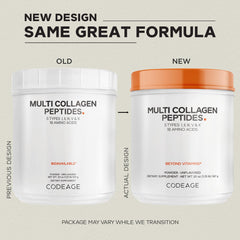 Codeage Hydrolyzed collagen scoop for precise measurement and convenience.