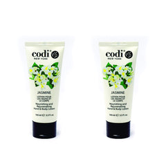 CODi Jasmine Lotion applied to hand demonstrates fast absorption without grease