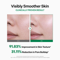 Spatula application with Coeternal mask demonstrates easy 5-minute detox routine.