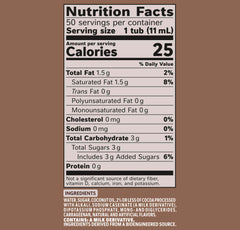 Close-up of Coffee-mate Café Mocha creamer single cup