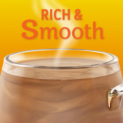 Coffee-mate Hazelnut Powdered Creamer smooth pour over hot beverage