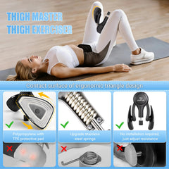 COFOF inner thigh exerciser with soft TPE pads protects skin during workouts.