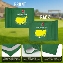 CoGolfing Major Golf Flag Mini, double-sided silk-screened, ideal for quick glance checks during drills.
