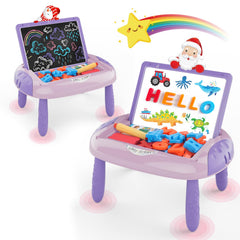Cokzer Unicorn Pink drawing board for toddlers with a playful surface.