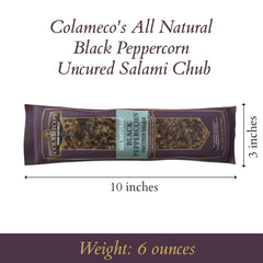 Colamecos Gluten-free, dairy-free salami pack ready to enjoy.