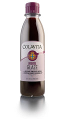 COLAVITA Balsamic Glaze bottle closeup for authentic Italian glaze.