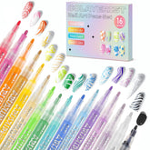 COLAYERIST Nail Art Pens 16-color kit for vibrant, versatile nail designs at home.