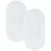 Coldwind waterproof bassinet pad cover protects the mattress from spills.