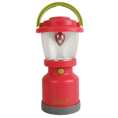 Coleman Kids Adventure Mini LED Lantern lit for reliable dusk-to-dawn campsite visibility
