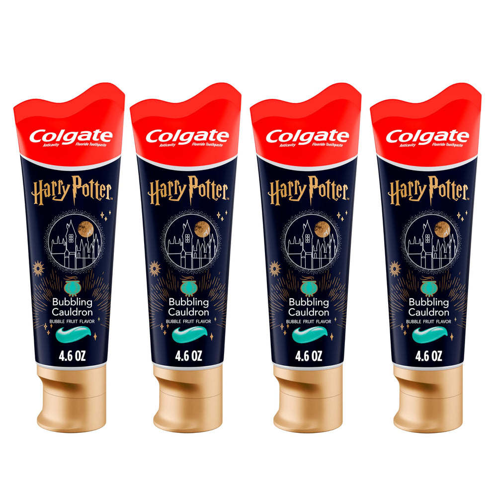Colgate Harry Potter Bubbling Cauldron Bubblegum toothpaste with bubbling cauldron to encourage brushing