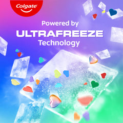 Colgate MaxFresh vegan gluten-free formula visual emphasis.
