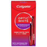Colgate Optic White Overnight Pen packaging for easy at-home whitening
