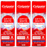 Colgate Optic White Pro Series high-impact white tube with brilliant mint for a brighter smile