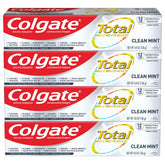Colgate Total four-pack front view for family brushing routines