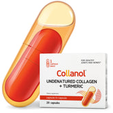 Collanol 3D collagen bottle promoting daily joint support.