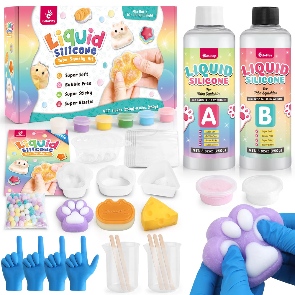 ColoPlay Taba Squishy Kit assembly: beginner-friendly setup for stress-relief crafting