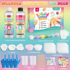 ColoPlay Taba Squishy Kit molds: reusable shapes for quick, creative squishy projects