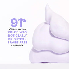 COLOR WOW Color Control purple-toning foam on-dry hair brightens without stiffness