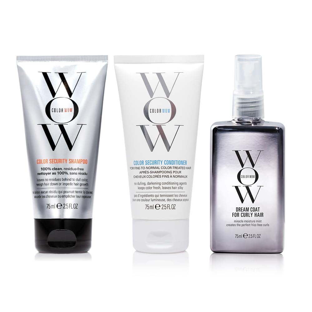 COLOR WOW Color Security Shampoo bottle for color-safe cleansing across hair types.