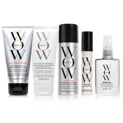 COLOR WOW Color Security Shampoo travel-size bottle highlights cleansing without buildup.