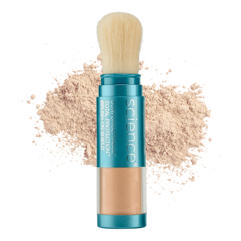 Colorescience brush-on sunscreen compact for on-the-go SPF 50 protection
