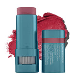 Colorescience Sunforgettable Color Balm Berry tube with all-mineral SPF 50 lip protection