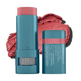 Colorescience Sunforgettable Color Balm SPF 50 packaging, ready for lips and cheeks.