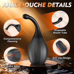 ColorfulParadise bendable nozzle adapts to any angle for comfortable use.