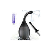 ColorfulParadise enema bulb connects to most showers for easy cleansing routines.
