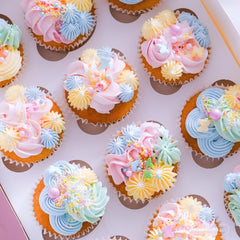 Colour Mill Blue Bell dispersion helps even cake batter color.