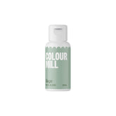 Colour Mill Sage oil-based coloring bottle for rich chocolate and frosting