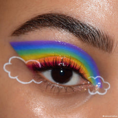 ColourPop Fade Into Hue metallic finish closeup emphasizes radiant sparkle for statement lids.