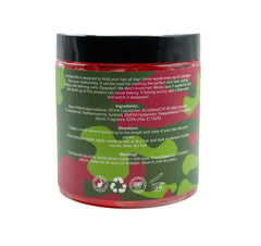 Combat Gel extreme hold application Watermelon shapes edges with strong control.