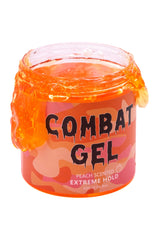 Combat Gel extreme hold bottle for long-lasting style.